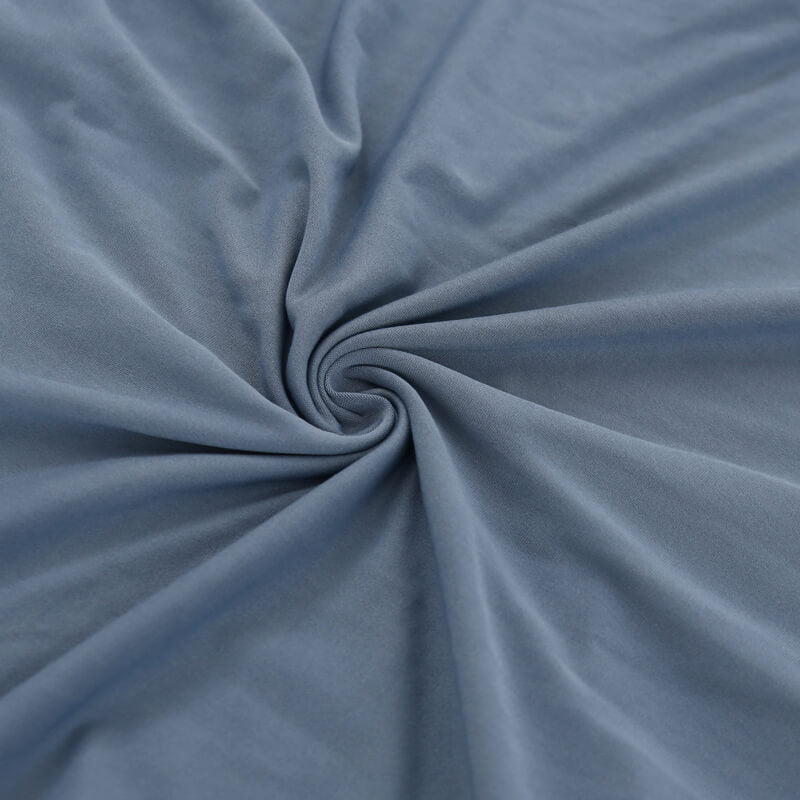 Housse Assise de Canapé d'Angle Bleu Gris