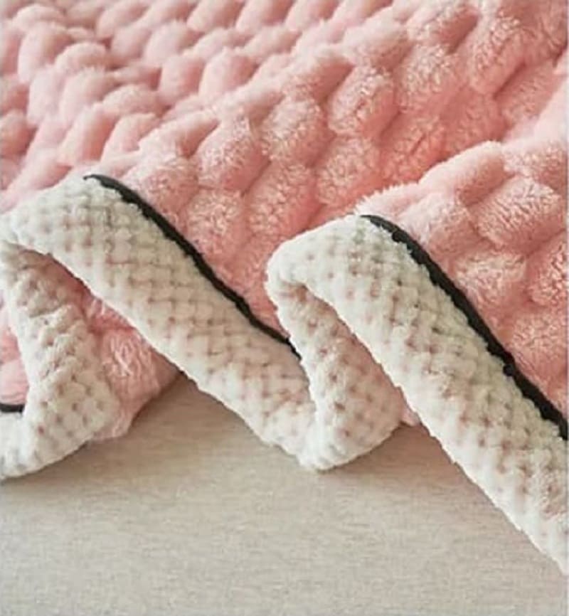 Couverture Polaire Chaude Rose