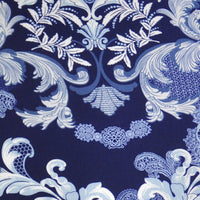 Thumbnail for Housse de Chaise Vintage Blanc et Bleu