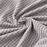 Thumbnail for Housse Assise de Canapé d'Angle Jacquard Gris Clair