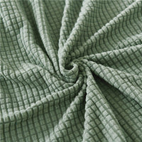 Thumbnail for Housse Assise de Canapé d'Angle Jacquard Vert d'Eau