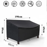 Thumbnail for Housse imperméable robuste pour canapé de jardin, dimensions 190x69x89 cm, anti-poussière et anti-débris.