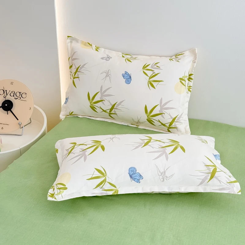 housse de coussin fleurie