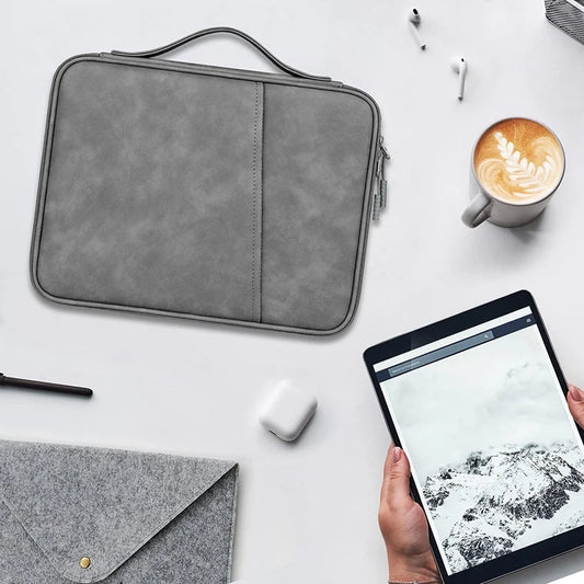 housse pour tablette grise