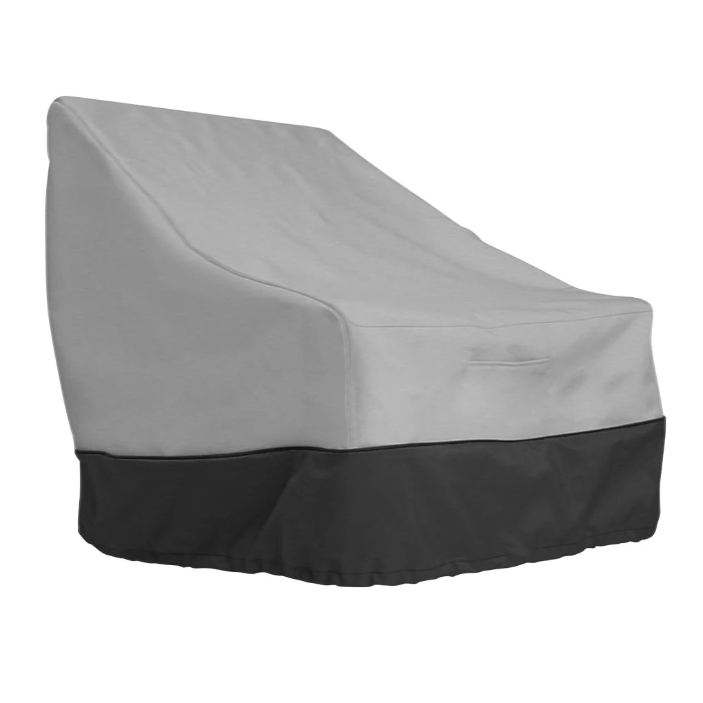 Protection pour fauteuil de jardin, étanche et résistante, idéale contre la pluie, la neige et le soleil.